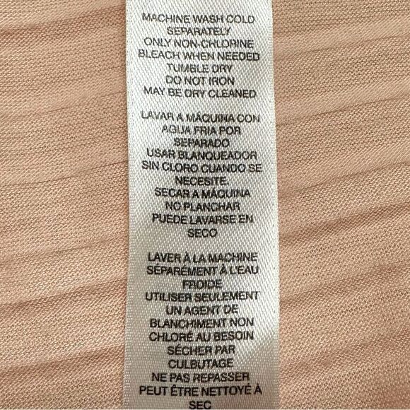 Chico’s Pleated Powder Pink 3/4 Sleeves Pullover Top, Size XL - Picture 10 of 12